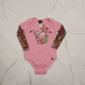 Harley Davidson Baby Onsie